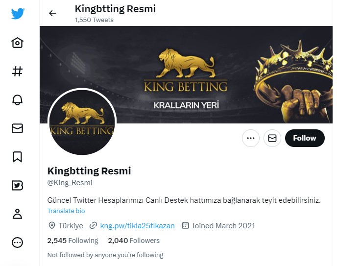 Kingbetting Twitter