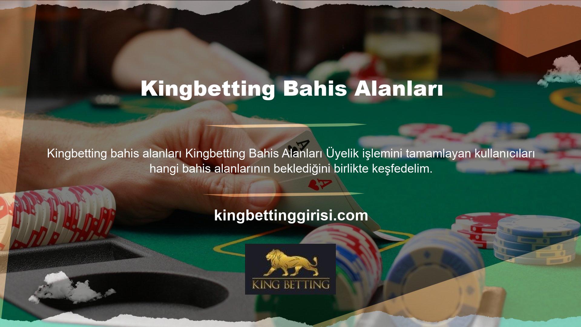 Kingbetting bahis oyunları hakkında bilgi veriyor ve oynayabileceğiniz bahis türleri hakkında sizi bilgilendiriyoruz