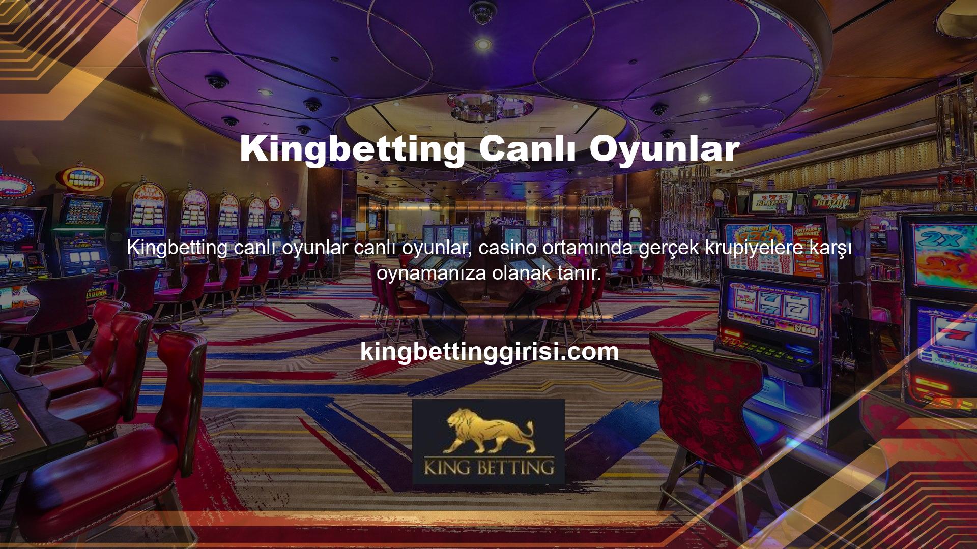 Kingbetting Casino Oranları eğlenceli ve heyecan verici oyunlar için mükemmel bir platformdur