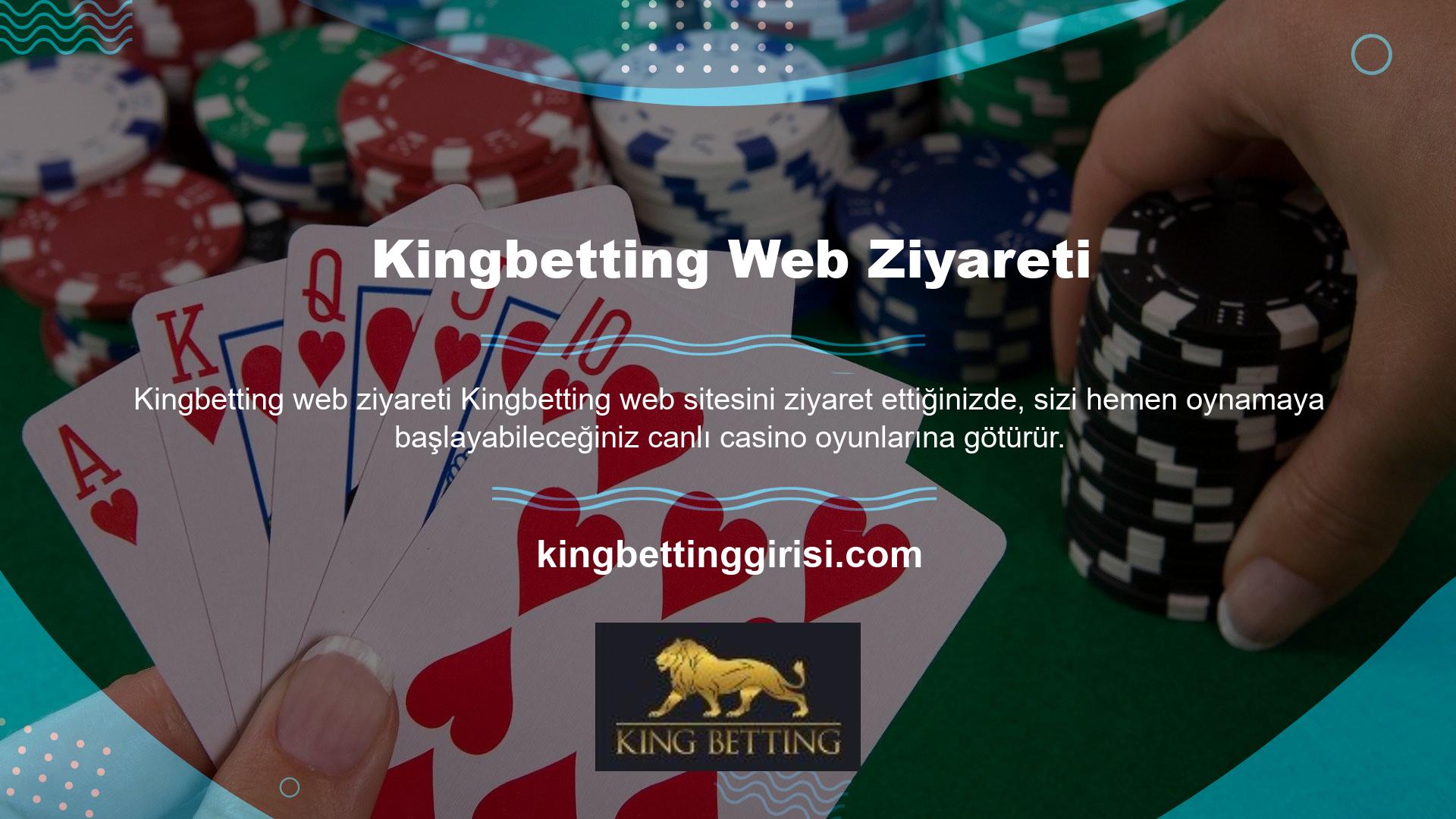 Masalar hemen kuruldu, Baccarat, Blackjack, Rulet, Poker ve daha fazlası gibi oyunlar için hazır